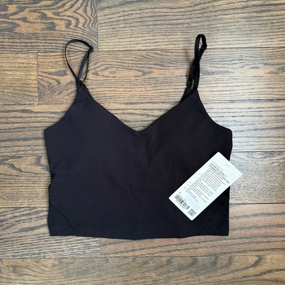 lululemon athletica Tops - NWT lululemon align cropped cami tank top *light support a/b size 8 black